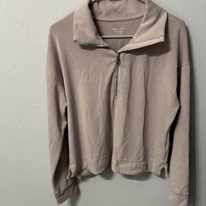 Athleta Seasoft 1/4 Zip Sweatshirt